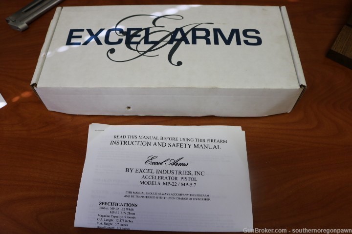 Excel Arms Accelerator MP-5.7 Pistol 5.7x28 8.5 Inch Stainless Barrel-img-26
