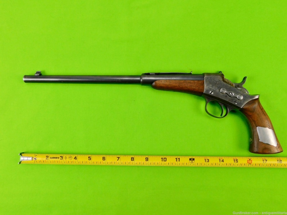 Vintage Remington Model 1891 Presentation Rolling Block Target Pistol Gun-img-19