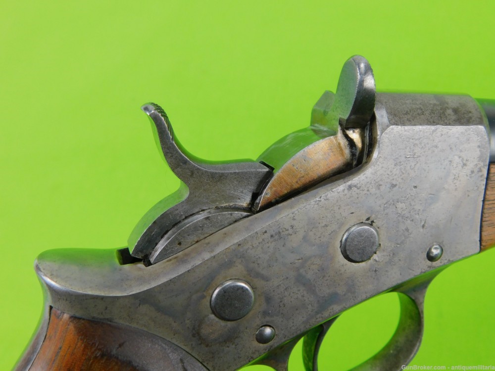 Vintage Remington Model 1891 Presentation Rolling Block Target Pistol Gun-img-4