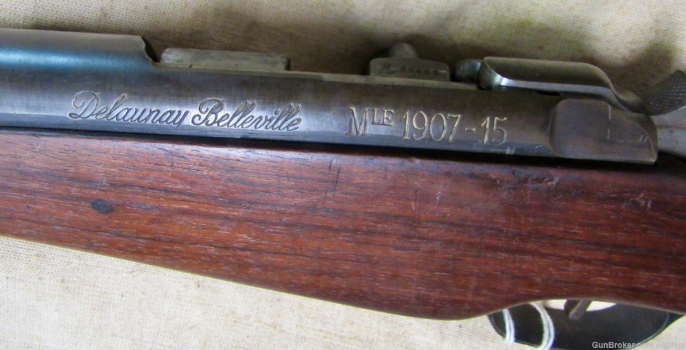 WWI French Delaunay Belleville 1907-15 Berthier 8mm Lebel Rifle .01 NR-img-7