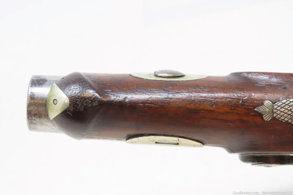 ENGRAVED Antique ADAM FREDERICK LINS .48 Percussion DERINGER Style Pistol  -img-13