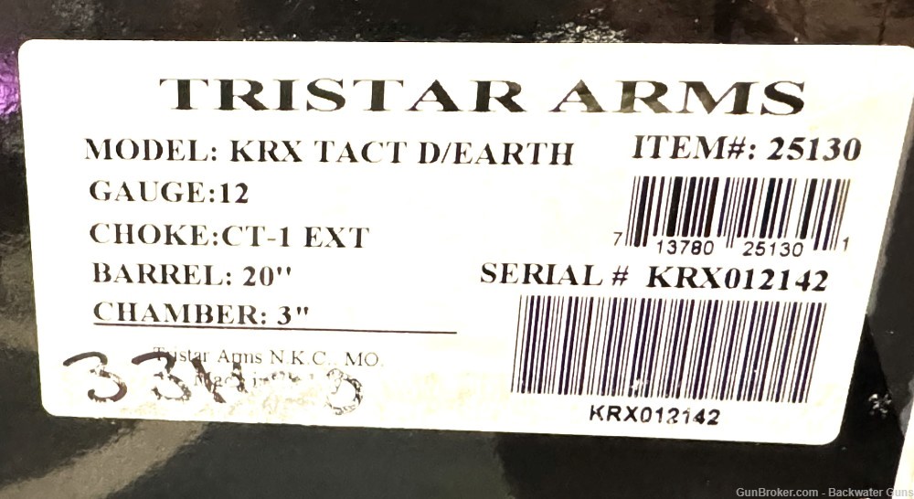 FACTORY NEW TRISTAR ARMS KRX TACTICAL 12 GA SHOTGUN FDE 25130 NO RESERVE!-img-6