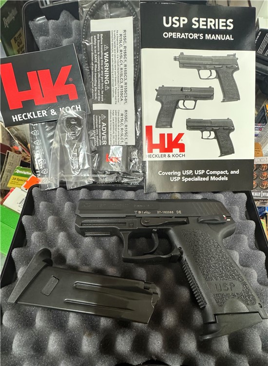 Heckler Koch USP Compact V1 9mm Pistol 709031-A5 9 MM NIB DA/SA W/SAFETY-img-0