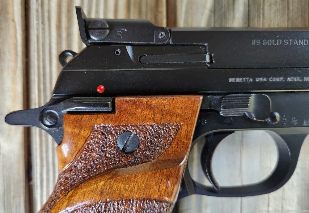 Scarce & Desired Beretta Model 89 Gold Standard 22LR Target Pistol -img-9