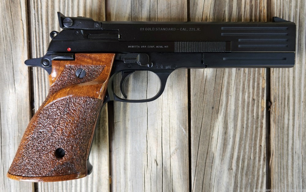 Scarce & Desired Beretta Model 89 Gold Standard 22LR Target Pistol -img-6