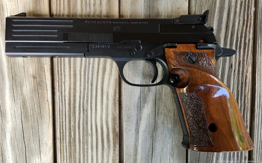Scarce & Desired Beretta Model 89 Gold Standard 22LR Target Pistol -img-0