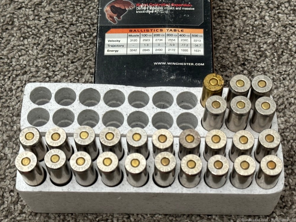 Winchester ballistic silver tip 270 wsm ammo 25 new rounds 150 grain-img-2
