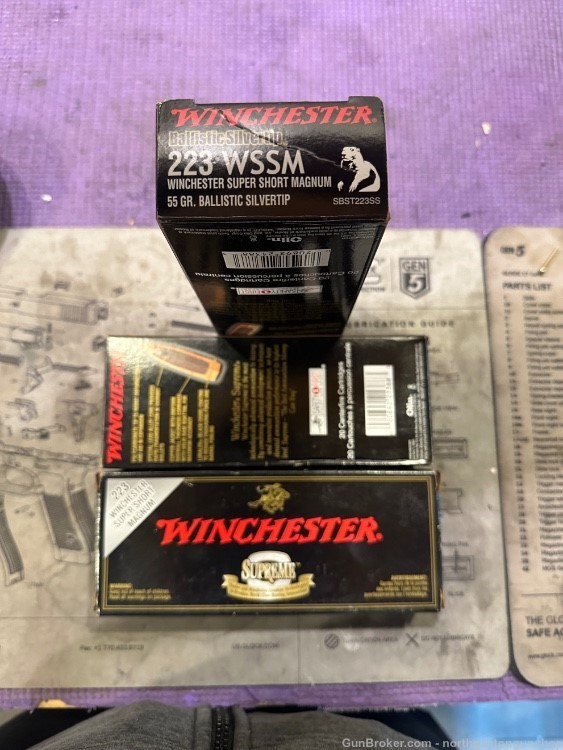 Winchester .223 WSSM 55 grain ballistic silvertip sbst223ss-img-0