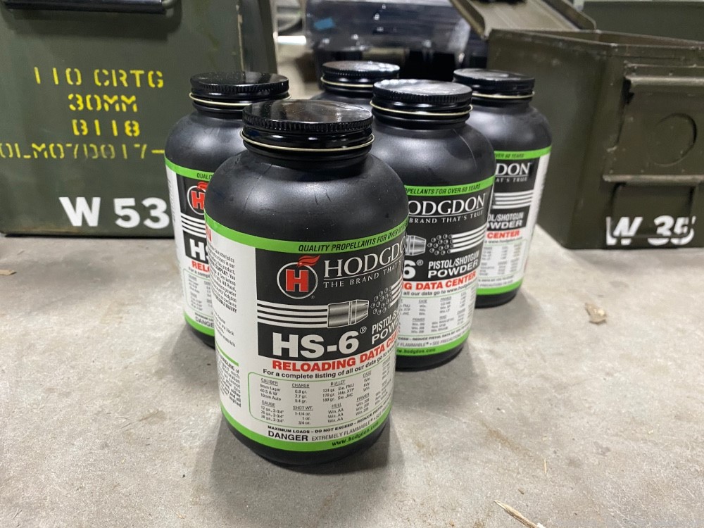 Hodgdon HS6 pistol / shotgun powder 5 pounds -img-2