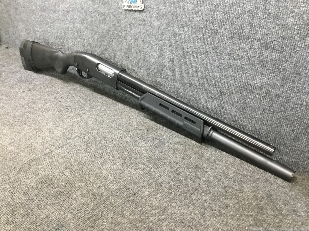 Remington 870 Sportman 12GA pump Action Shot Gun Extended Tube-img-2
