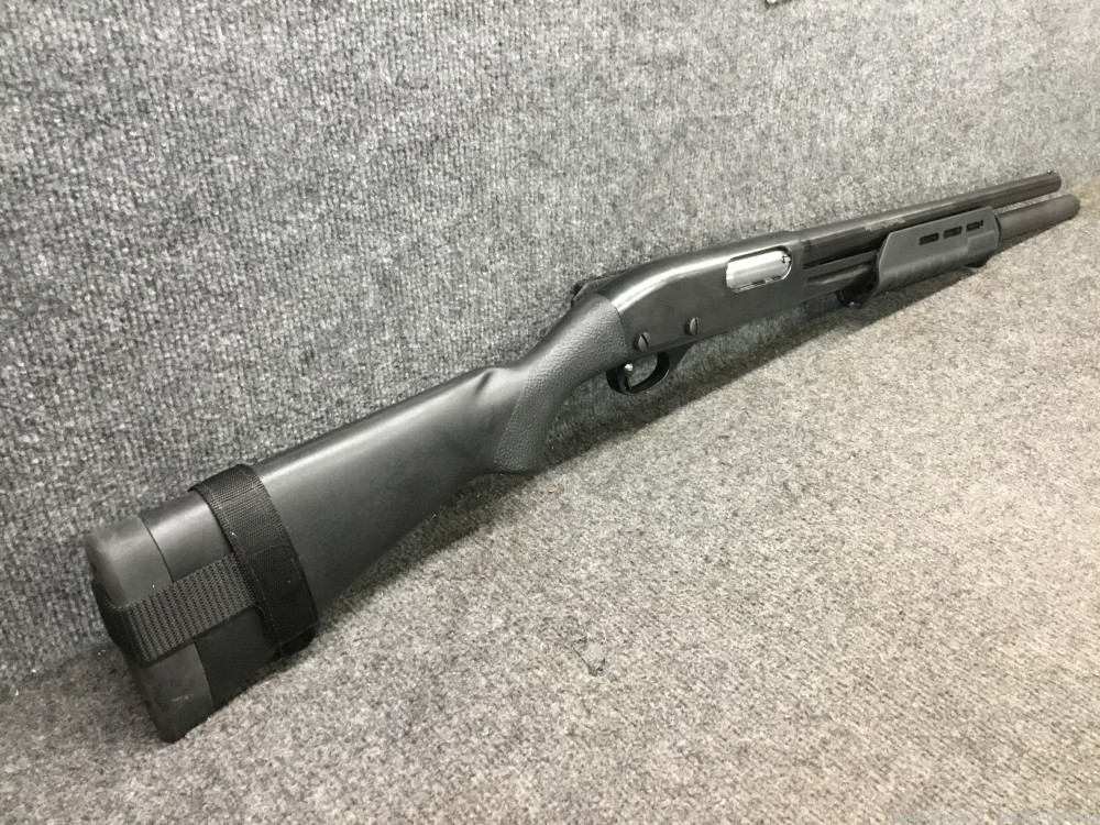 Remington 870 Sportman 12GA pump Action Shot Gun Extended Tube-img-1