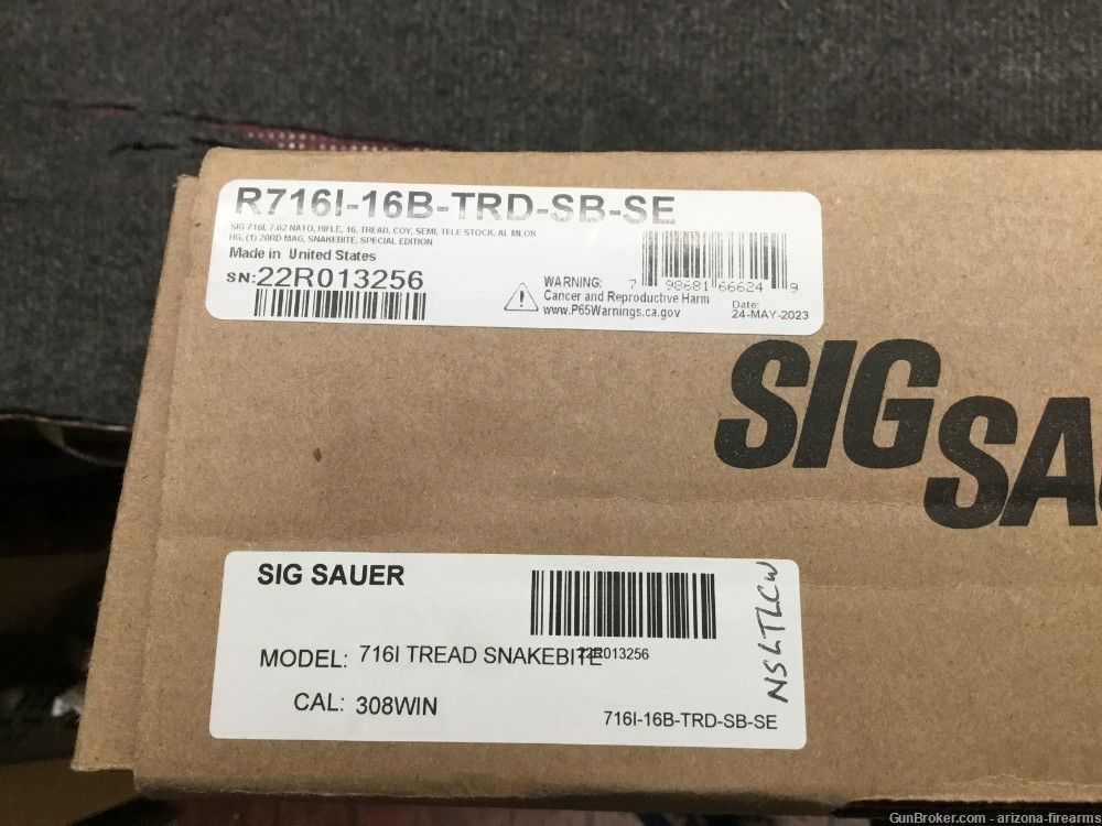 Sig Sauer 716I SnakeBite .308 Win Semi Auto .308WIN Rifle New In Box-img-20