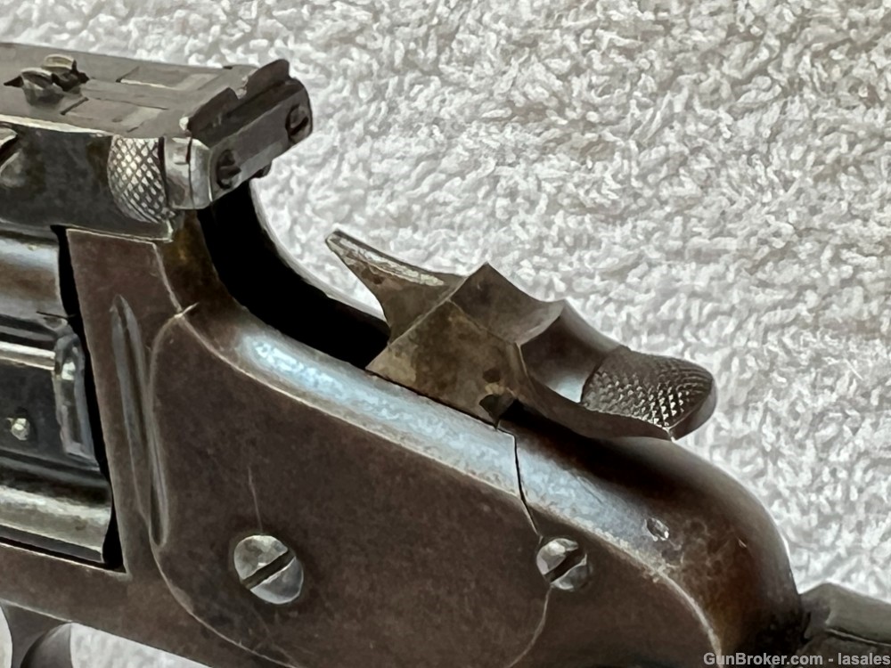 Smith & Wesson Model of 1891 2nd Model Single Shot Target Pistol 22LR C&R -img-5
