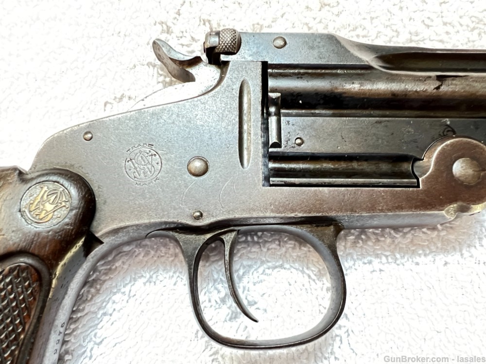 Smith & Wesson Model of 1891 2nd Model Single Shot Target Pistol 22LR C&R -img-1