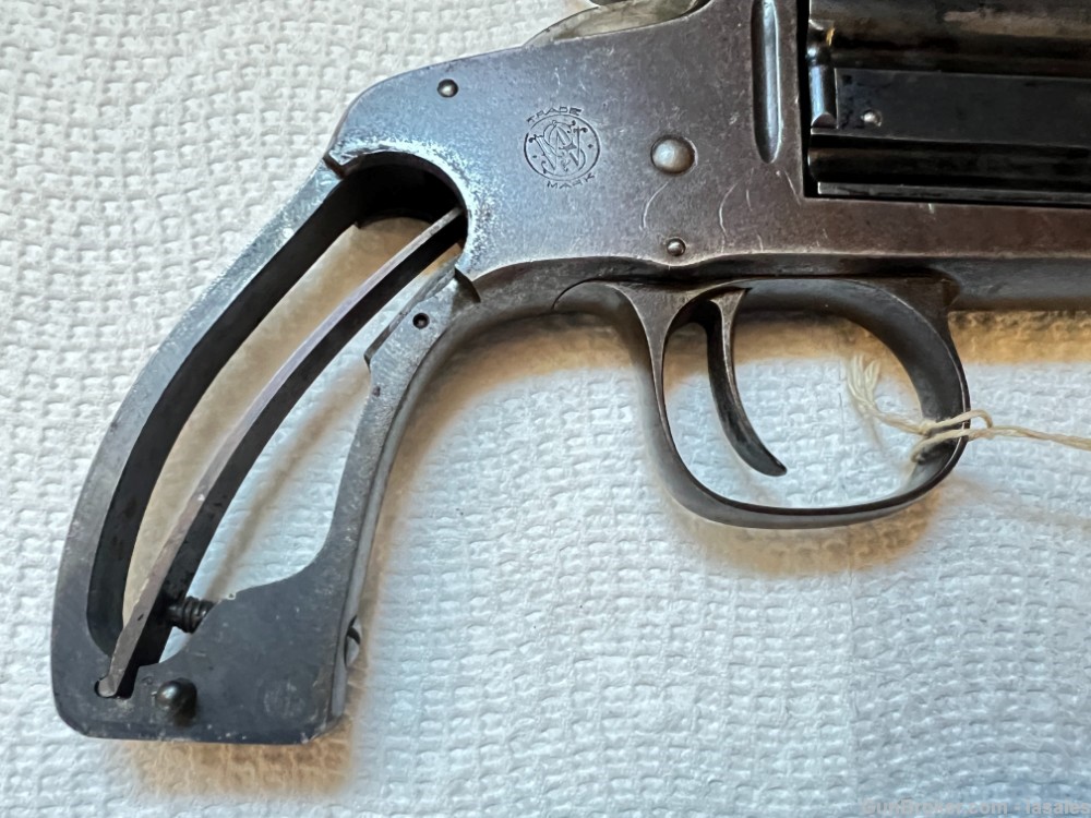 Smith & Wesson Model of 1891 2nd Model Single Shot Target Pistol 22LR C&R -img-24