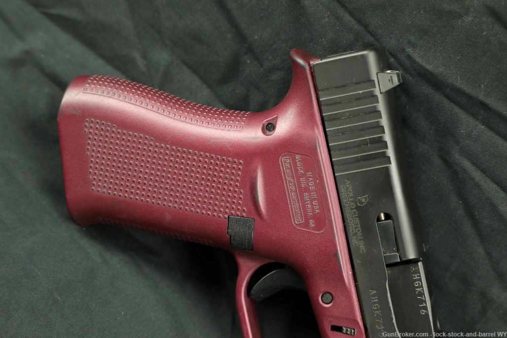 Glock 43X Apollo Custom 9mm Striker-Fired 3.41" Semi-Auto Slimline Pistol-img-4