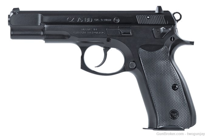 NEW-CZ USA 75BD 75 BD 9mm Pistol w/ De-Cocker & 2 - 16 Rd. Mags ! 91130-img-0