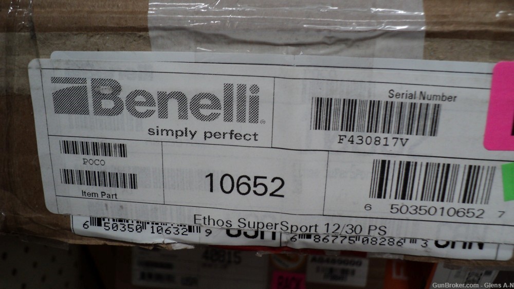 NEW Benelli Performance Shop ETHOS SuperSport 12GA 3" 30" 10652-img-13