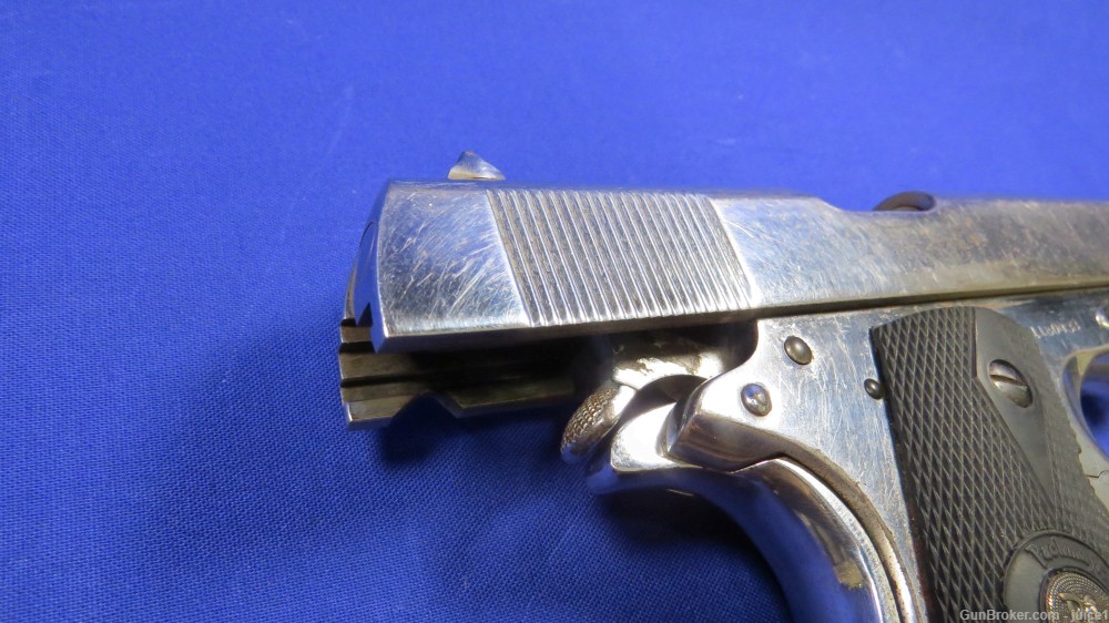 Colt M1911A1 1911 US Army .45ACP Nickel Plated Semi-Auto Pistol - 1943 C&R-img-21