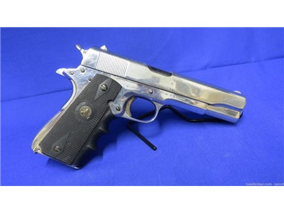 Colt M1911A1 1911 US Army .45ACP Nickel Plated Semi-Auto Pistol - 1943 C&R