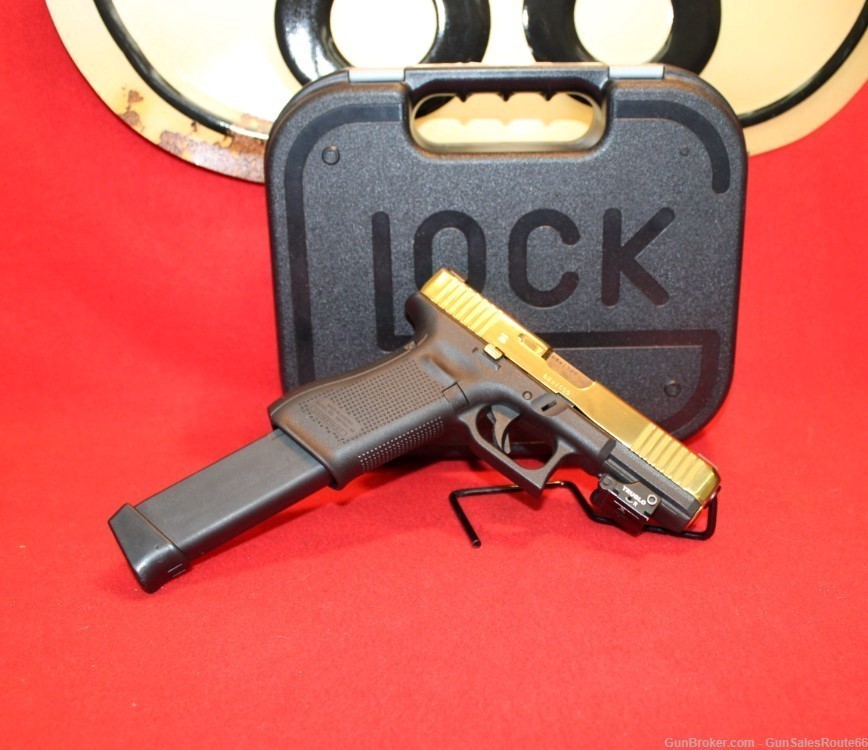 Glock 17  Gen5 9mm Semi Auto Gold Finish-img-5