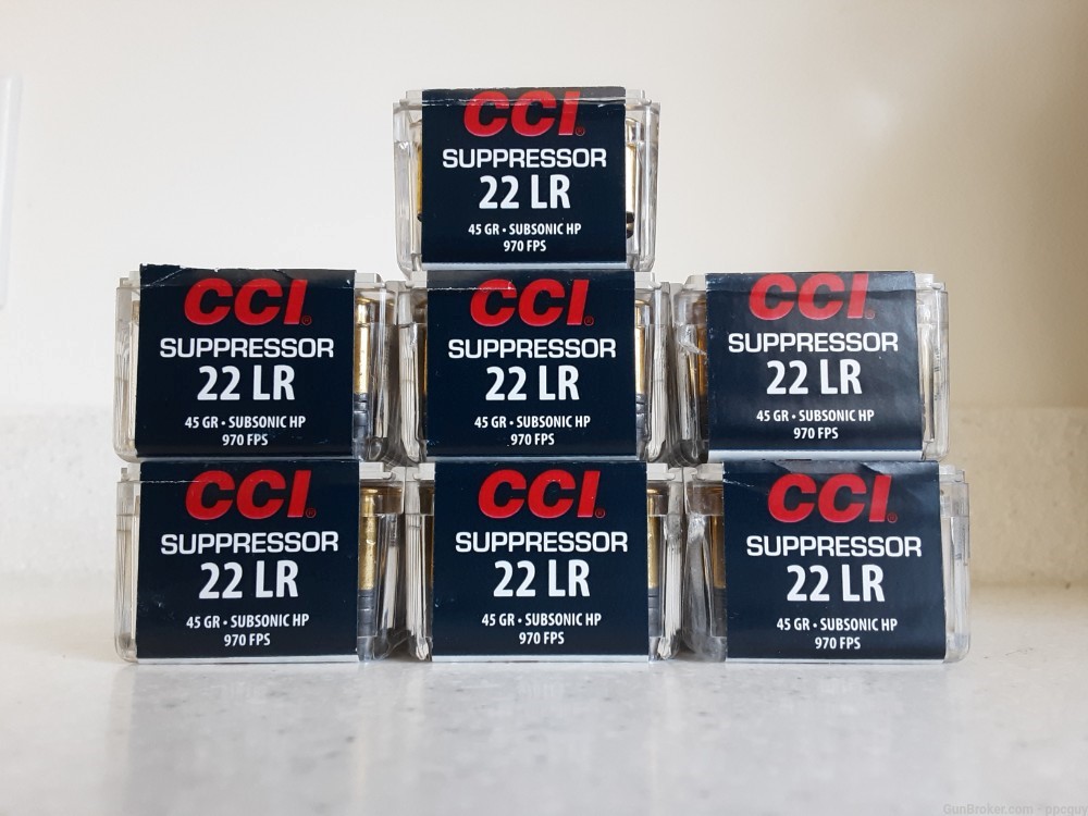 CCI 22LR SUPPRESSOR 45gr Hollowpoint-img-0
