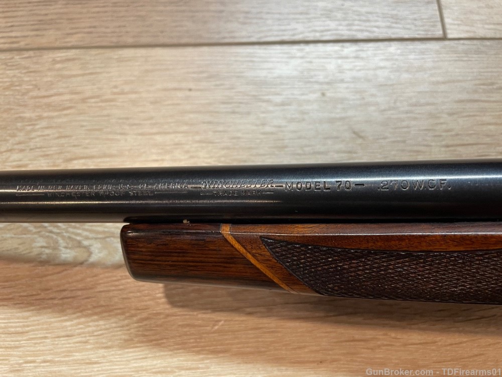 Winchester model 70 pre-64 custom .270 win w/ Fajen stock -img-12