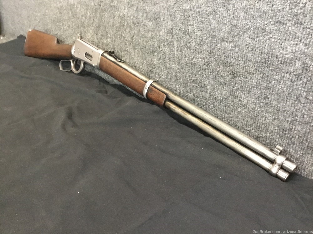 Winchester 94 30WCF Saddle Ring Carbine Lever Action 1923 Stock Cut Down-img-2