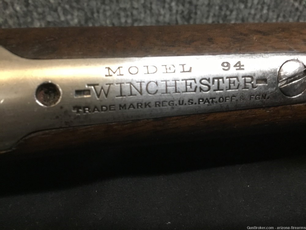 Winchester 94 30WCF Saddle Ring Carbine Lever Action 1923 Stock Cut Down-img-23