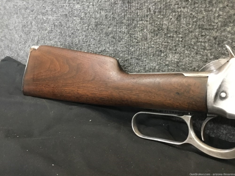 Winchester 94 30WCF Saddle Ring Carbine Lever Action 1923 Stock Cut Down-img-4