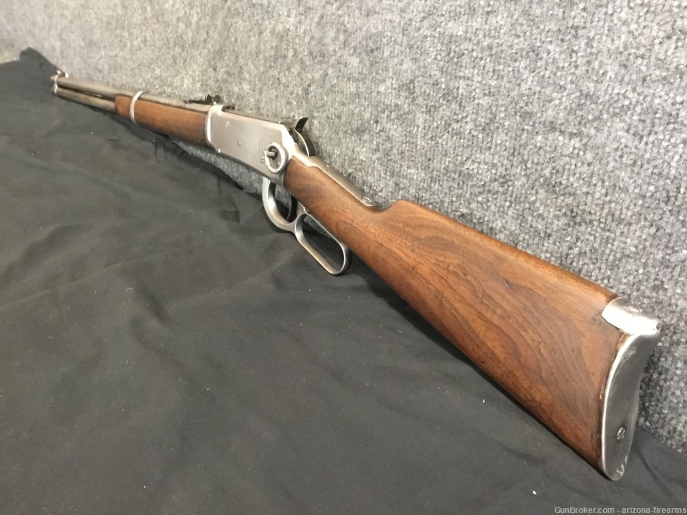 Winchester 94 30WCF Saddle Ring Carbine Lever Action 1923 Stock Cut Down-img-7