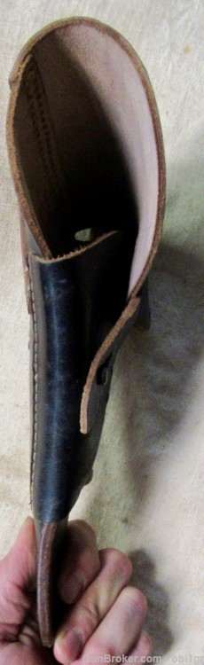 Original WWII German Late War P38 Leather Flap Holster-img-7