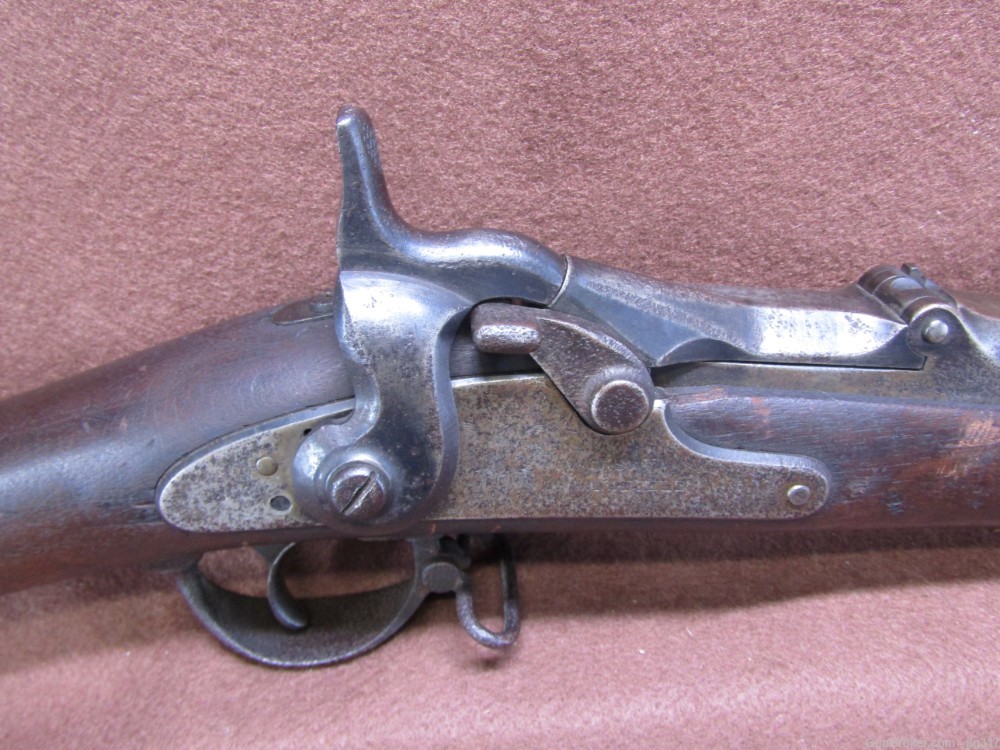 Antique US Springfield 1870 50-70 CF Cal Single Shot Trap Door Rifle-img-8