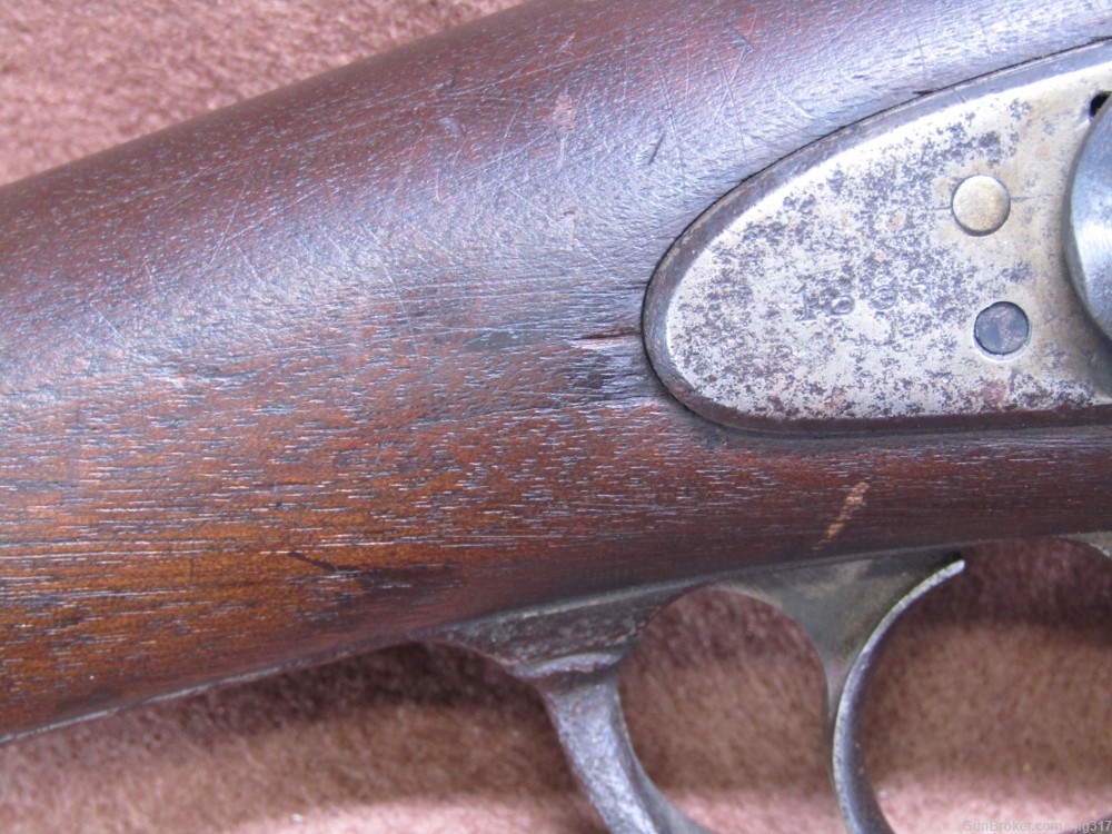 Antique US Springfield 1870 50-70 CF Cal Single Shot Trap Door Rifle-img-15