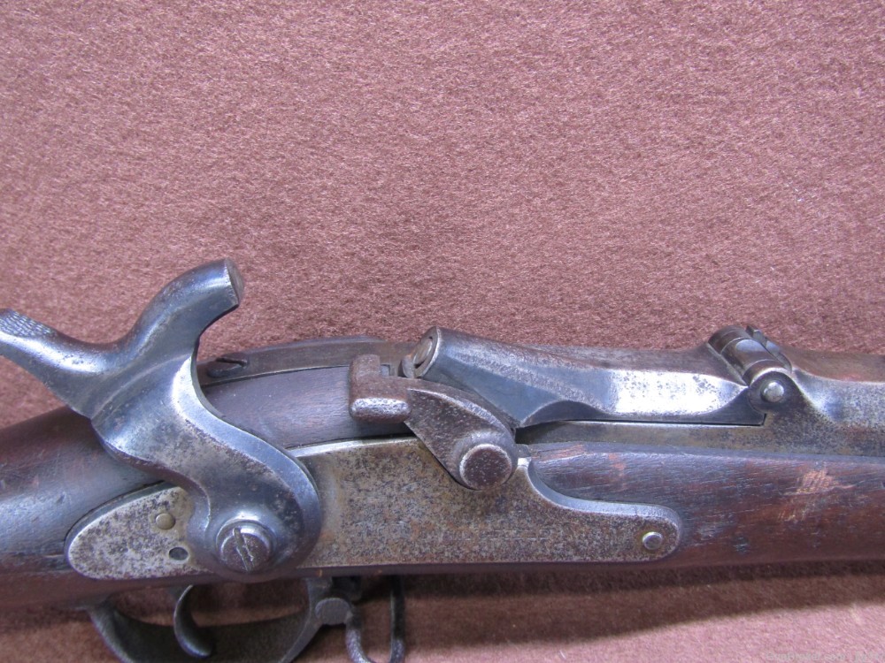Antique US Springfield 1870 50-70 CF Cal Single Shot Trap Door Rifle-img-10