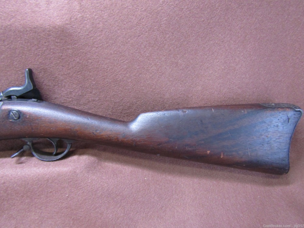 Antique US Springfield 1870 50-70 CF Cal Single Shot Trap Door Rifle-img-18