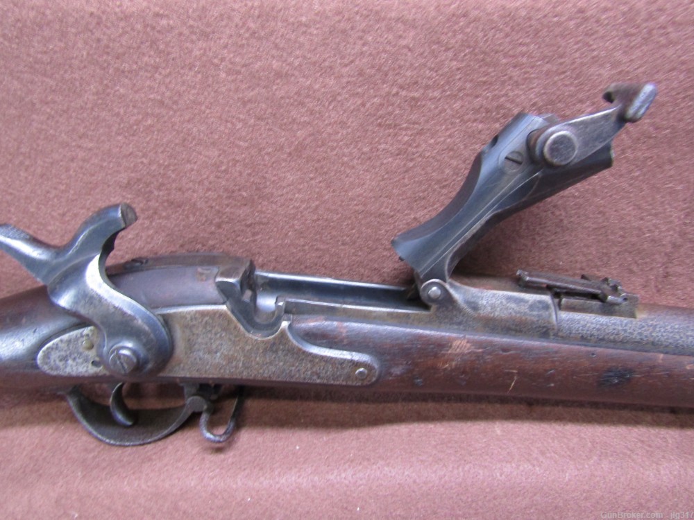Antique US Springfield 1870 50-70 CF Cal Single Shot Trap Door Rifle-img-11
