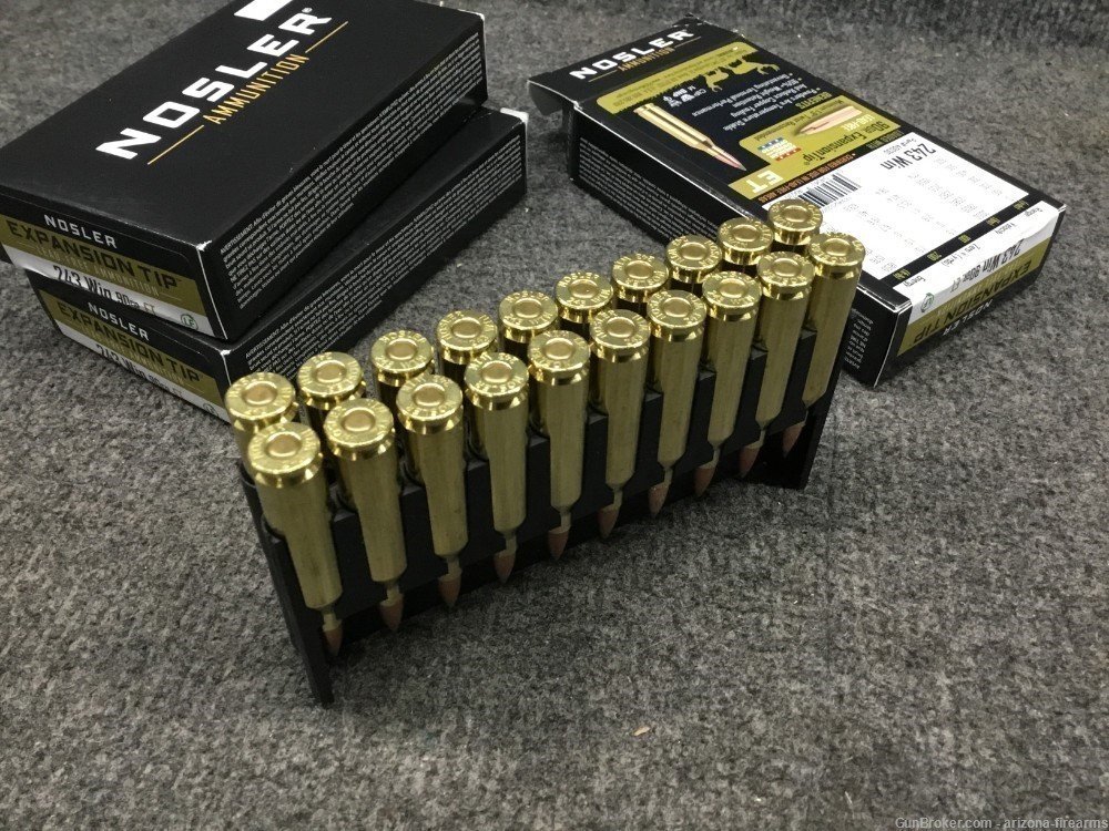 Nosler Expansion Tip .243WIN Rifle Ammo 90GR 3 boxes 60 Rounds .243 Win-img-3