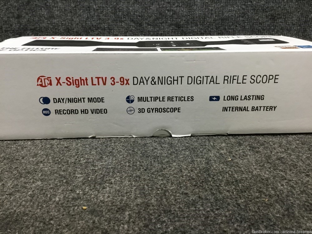 ATN X-Sight LTV 3-9X Day Or Night Digital Rifle Scope W/Box Light Charger-img-13