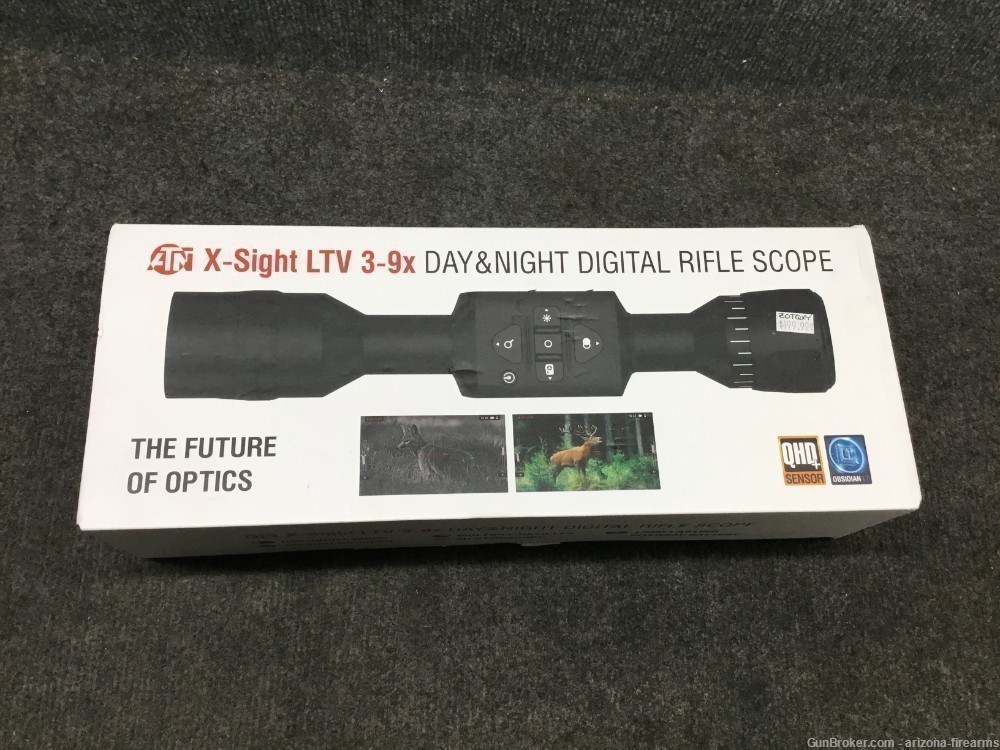 ATN X-Sight LTV 3-9X Day Or Night Digital Rifle Scope W/Box Light Charger-img-11