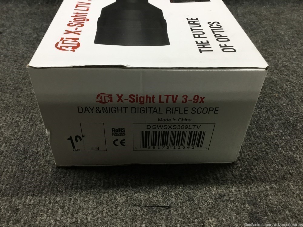 ATN X-Sight LTV 3-9X Day Or Night Digital Rifle Scope W/Box Light Charger-img-12