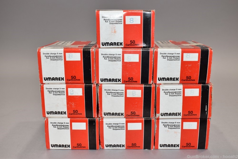 10 Boxes 500 Rds Umarex 9mm Flobert Rimfire Ammunition -img-2