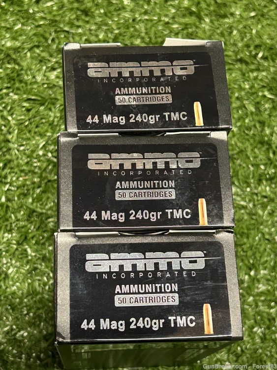 Ammo Inc Signature Target .44 Mag Ammo 240gr TMC 150 Rounds-img-0