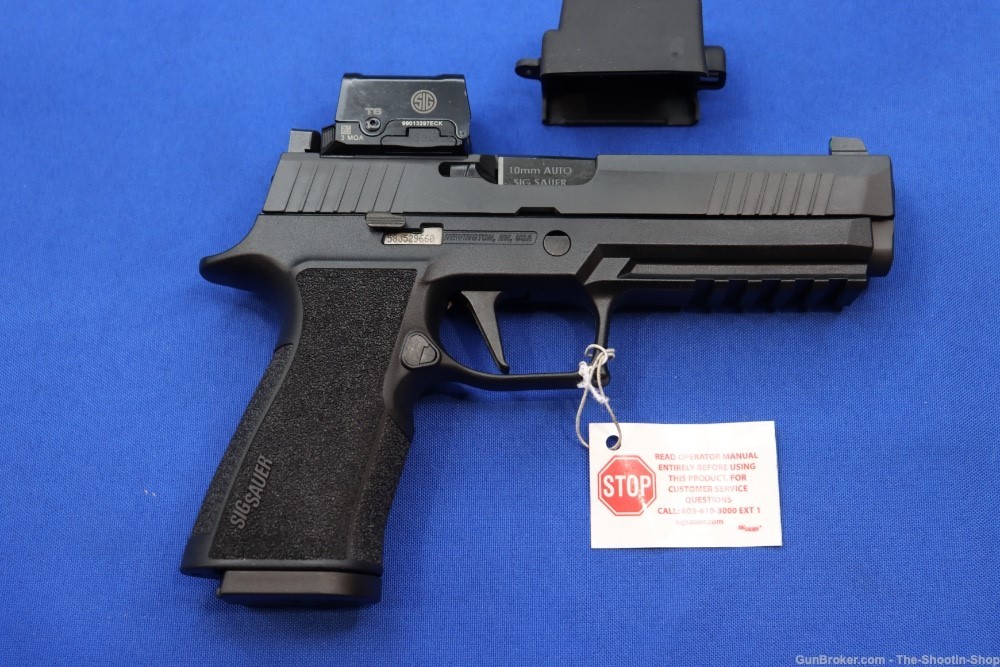 SIG SAUER P320 X-TEN Pistol w/ ROMEO2 OPTIC 10MM 15RD 320 XTEN XRAY NS NEW -img-9