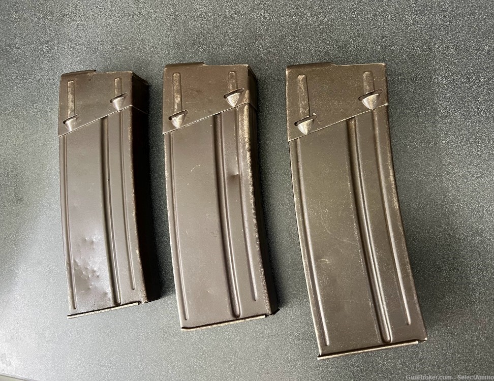 HK CETME .308 Steel 30Rnd Curved Magazines HK91 G3 - Rare (x3 mags)-img-1