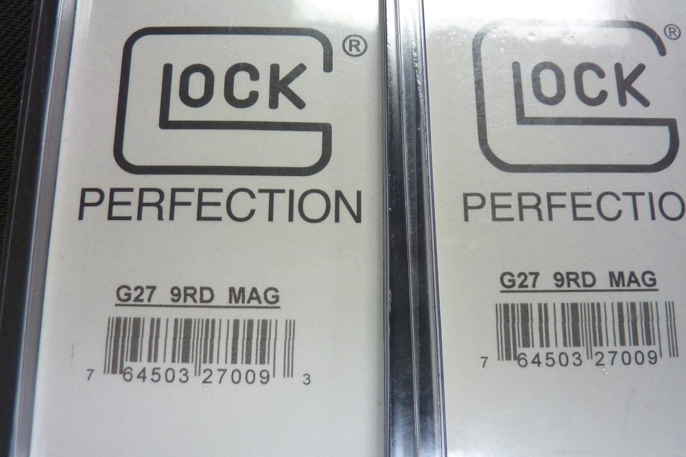 GLOCK FACTORY MAGS FOR GLOCK 27 40 CAL 9 RD MAGAZINES-img-1