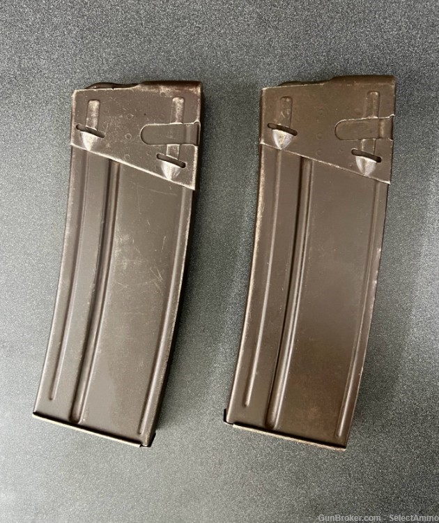 HK CETME .308 Steel 30Rnd Curved Magazines HK91 G3 - Rare (x2 mags)-img-0