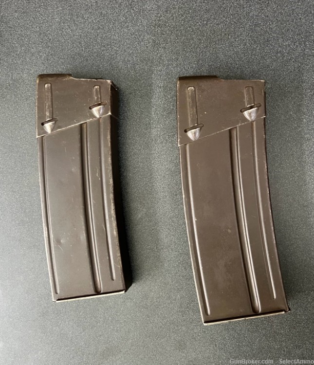 HK CETME .308 Steel 30Rnd Curved Magazines HK91 G3 - Rare (x2 mags)-img-1