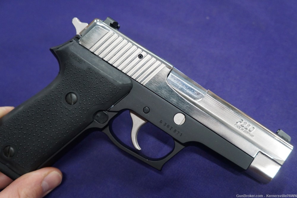 Sig Sauer P220 Double Action .45ACP SIGARMS Made in Germany - Polished-img-5