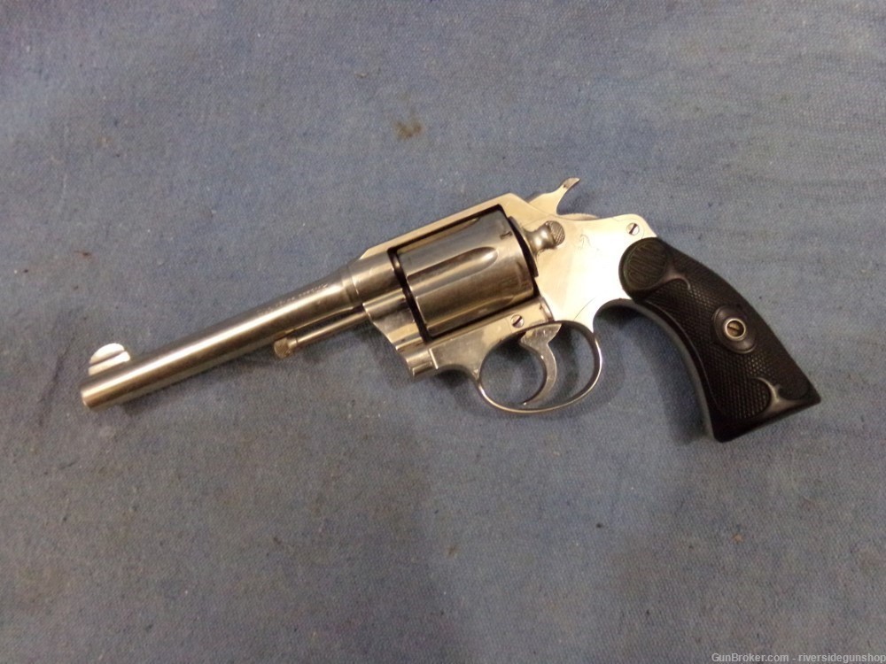 Colt Police Positive, 1st issue, 38 Special, Nickel, made in 1923-img-0